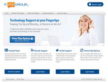 Tablet Screenshot of ithelpgroup.com